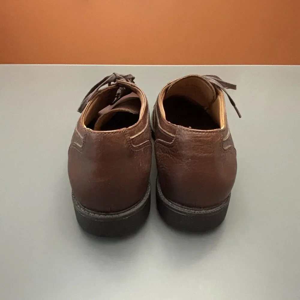 Johnson & Murphy XC4 Stanton Mens Shoes 10M Lace-up Sheepskin Brown Dual Width